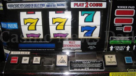 slot machine denominations